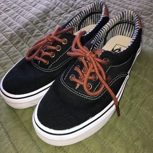 <NWOT>Vans Era 59: Black & Leather Accent